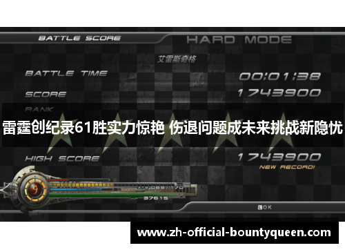 雷霆创纪录61胜实力惊艳 伤退问题成未来挑战新隐忧